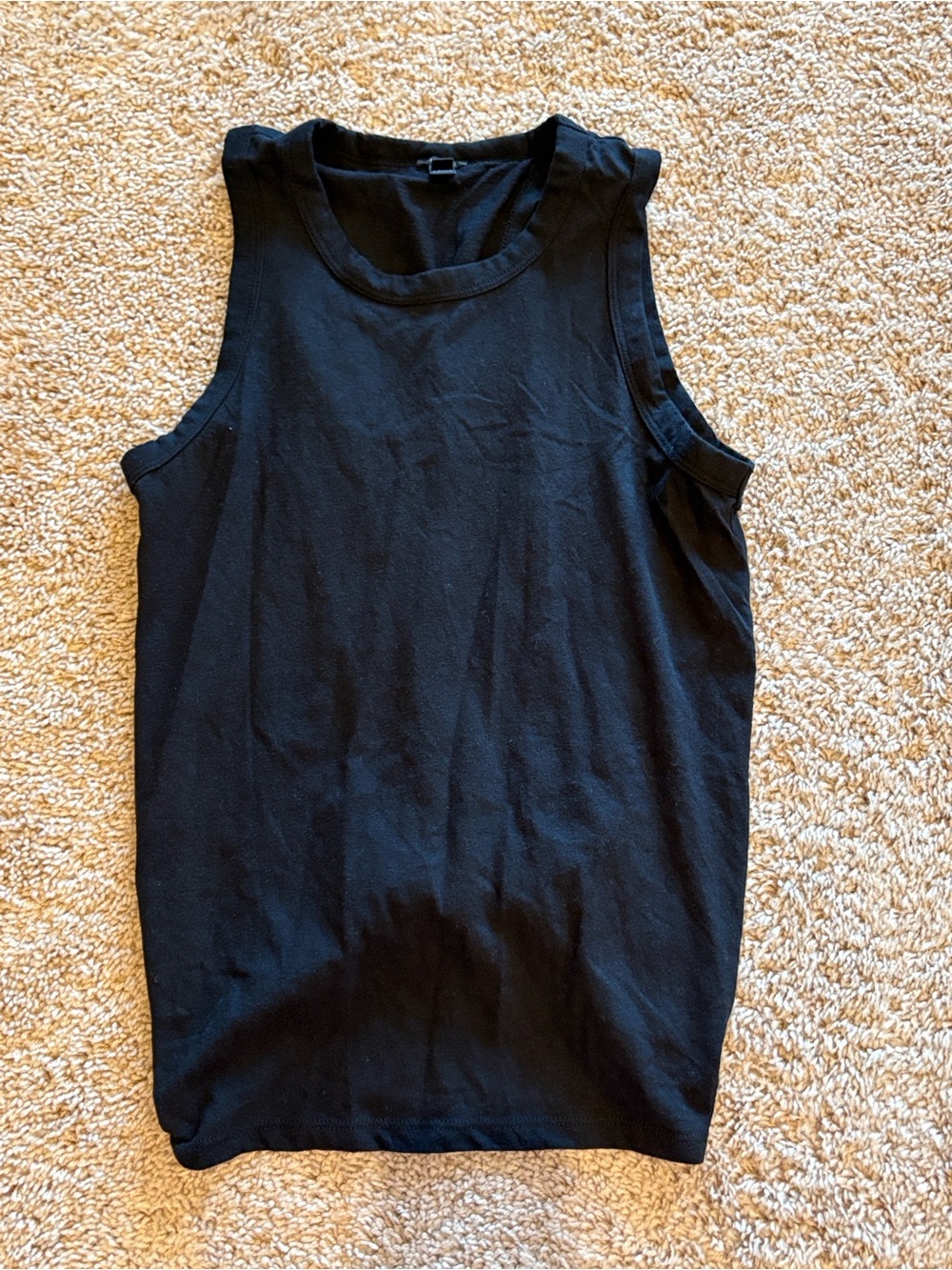 J. Crew Black Open Back Tie Tank Top